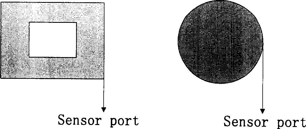 Capacitor measuring touch sensing identifying method and implementing device