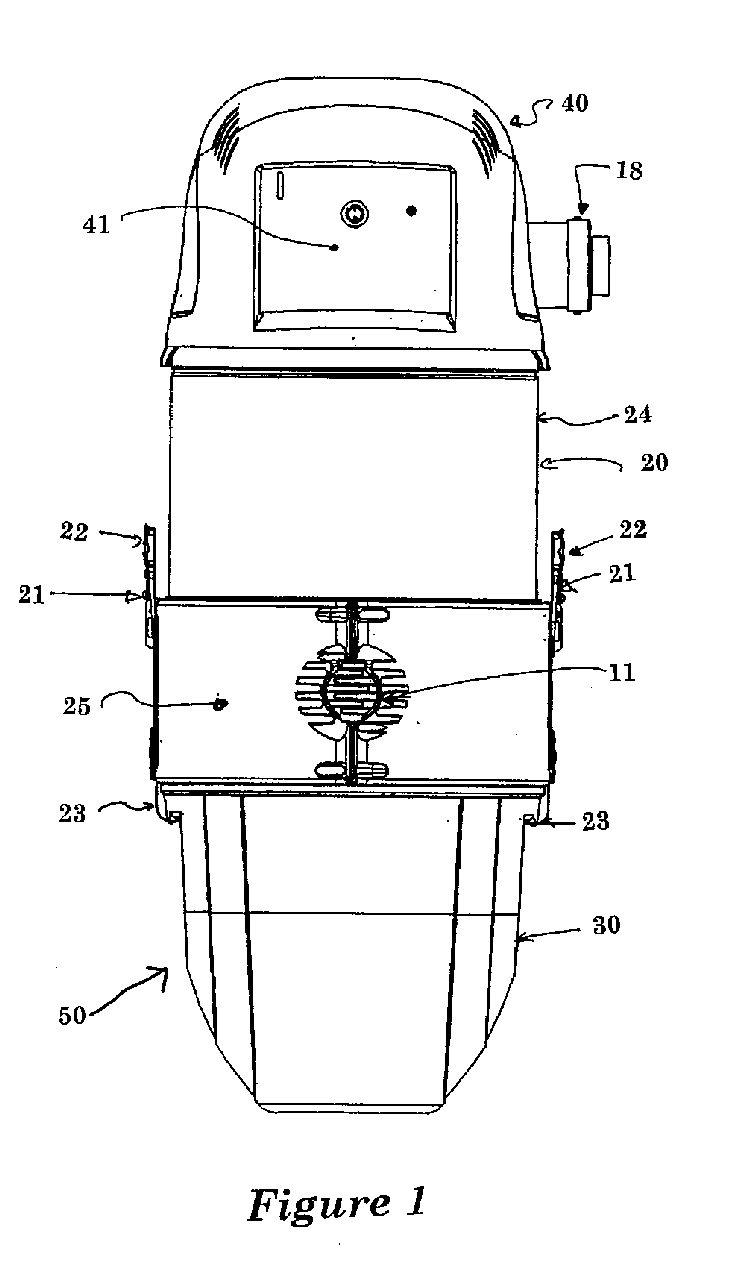 Nested Packaging For Central Vacuum Cleaner