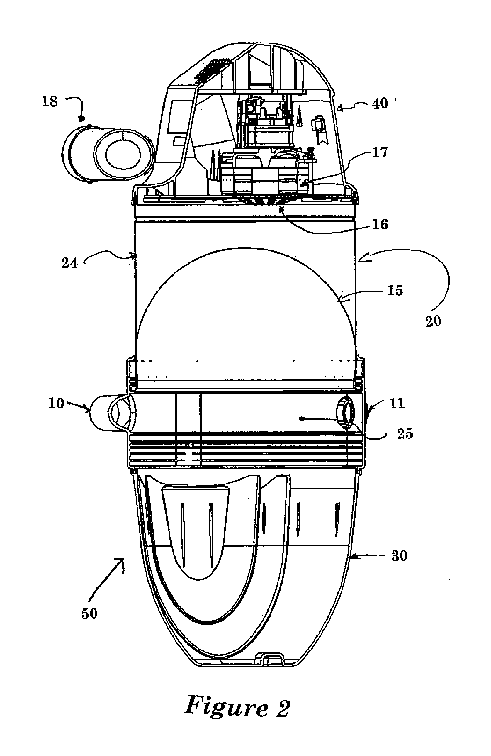 Nested Packaging For Central Vacuum Cleaner