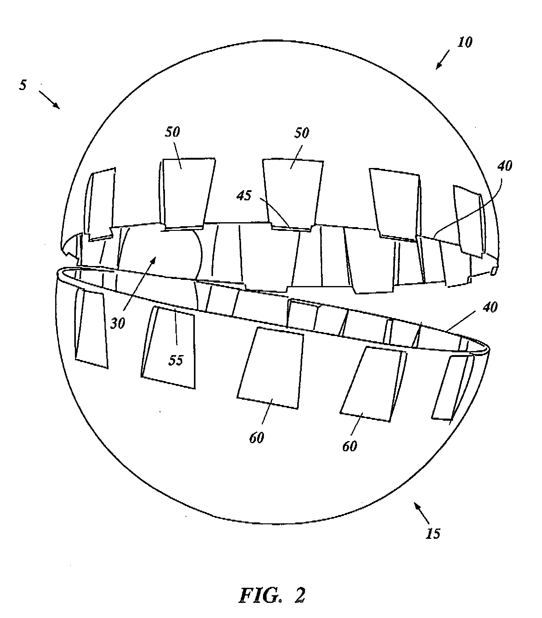 Nestable structural hollow body and related methods