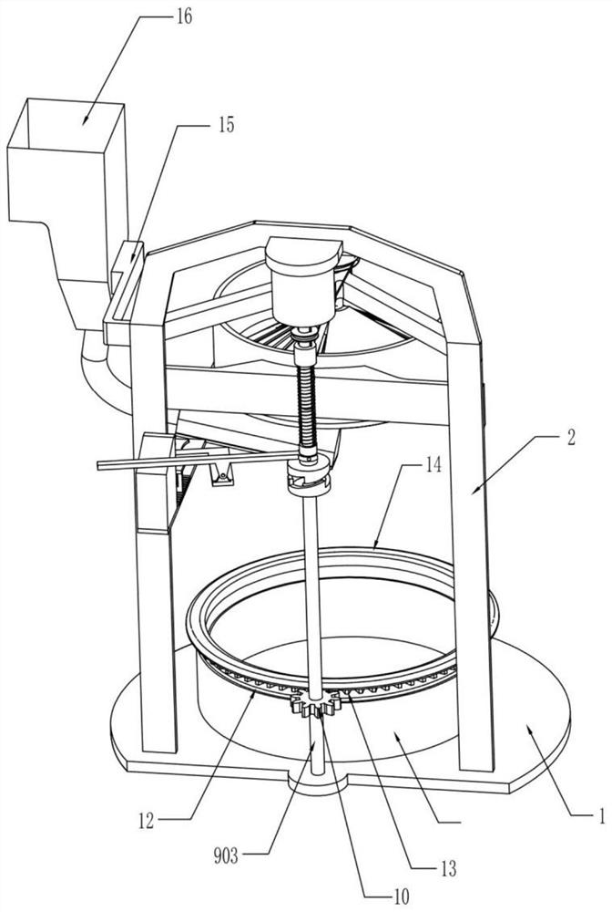 Fermented soya bean making machine with yeast spreading and crushing functions