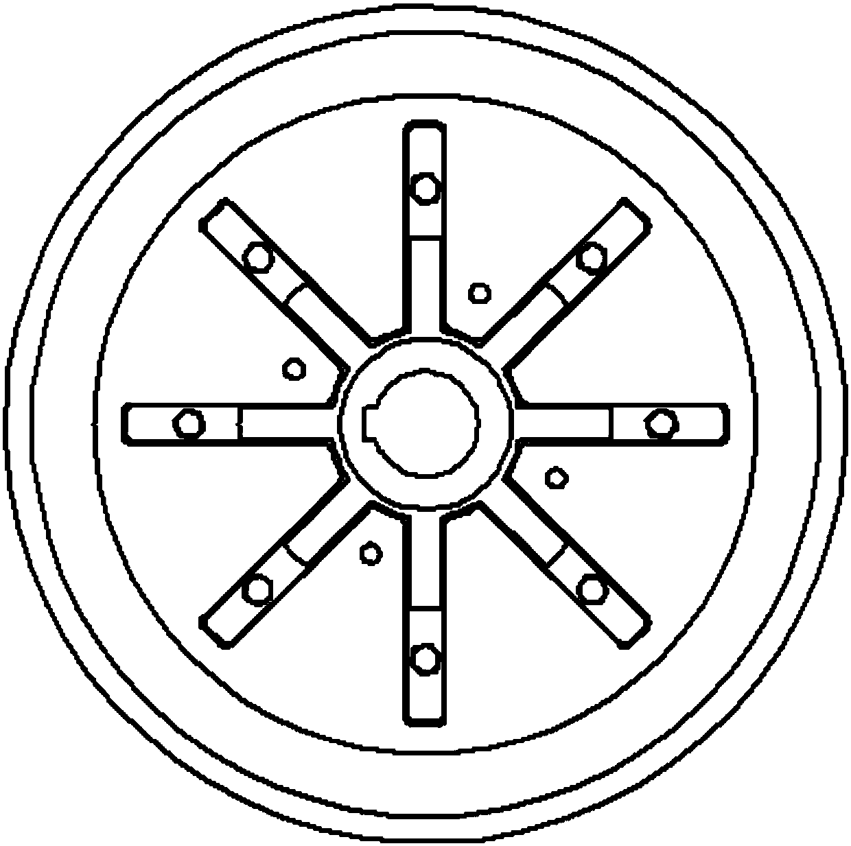 Abrasion-resisting and corrosion-resisting composite impeller