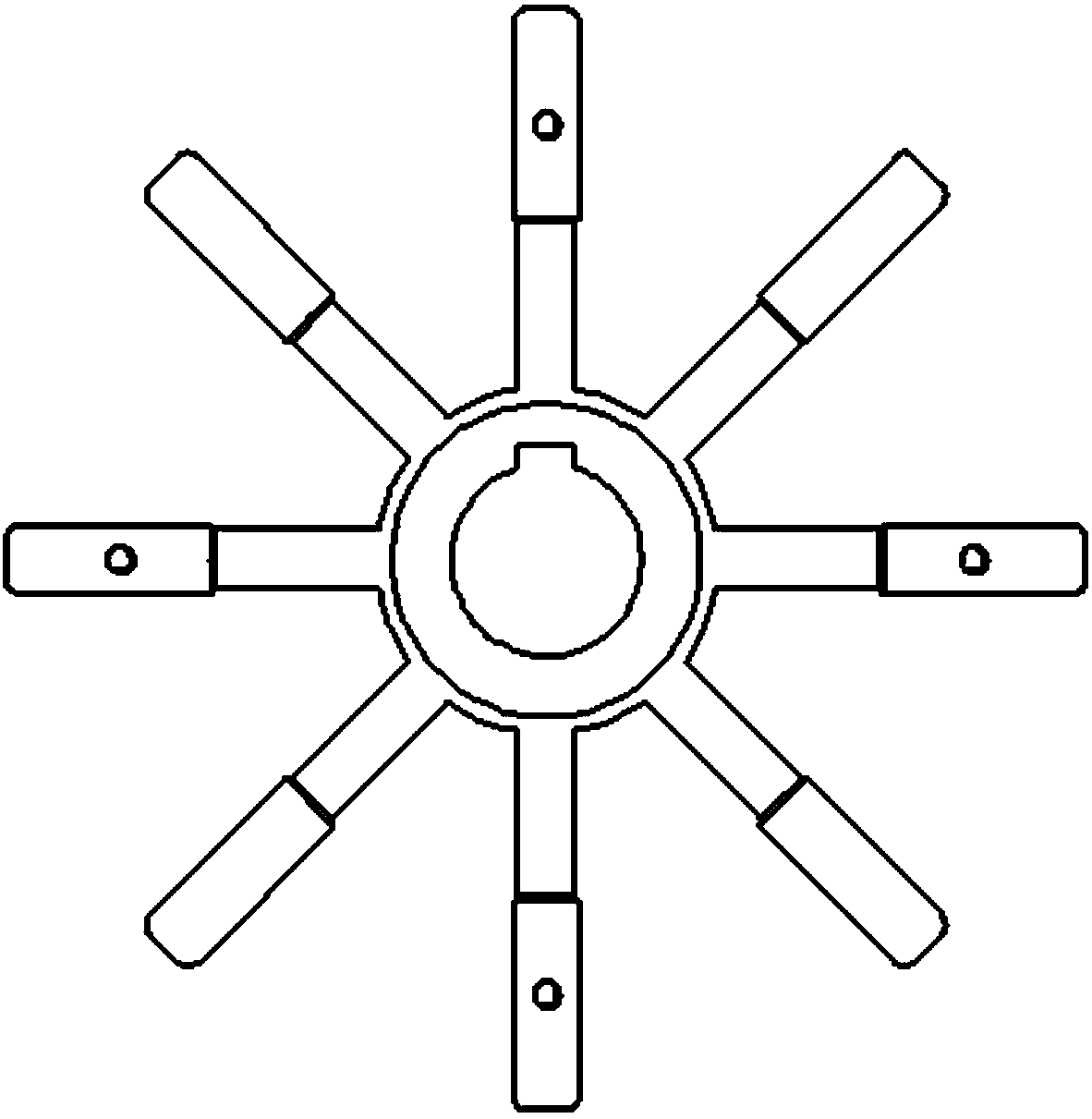 Abrasion-resisting and corrosion-resisting composite impeller