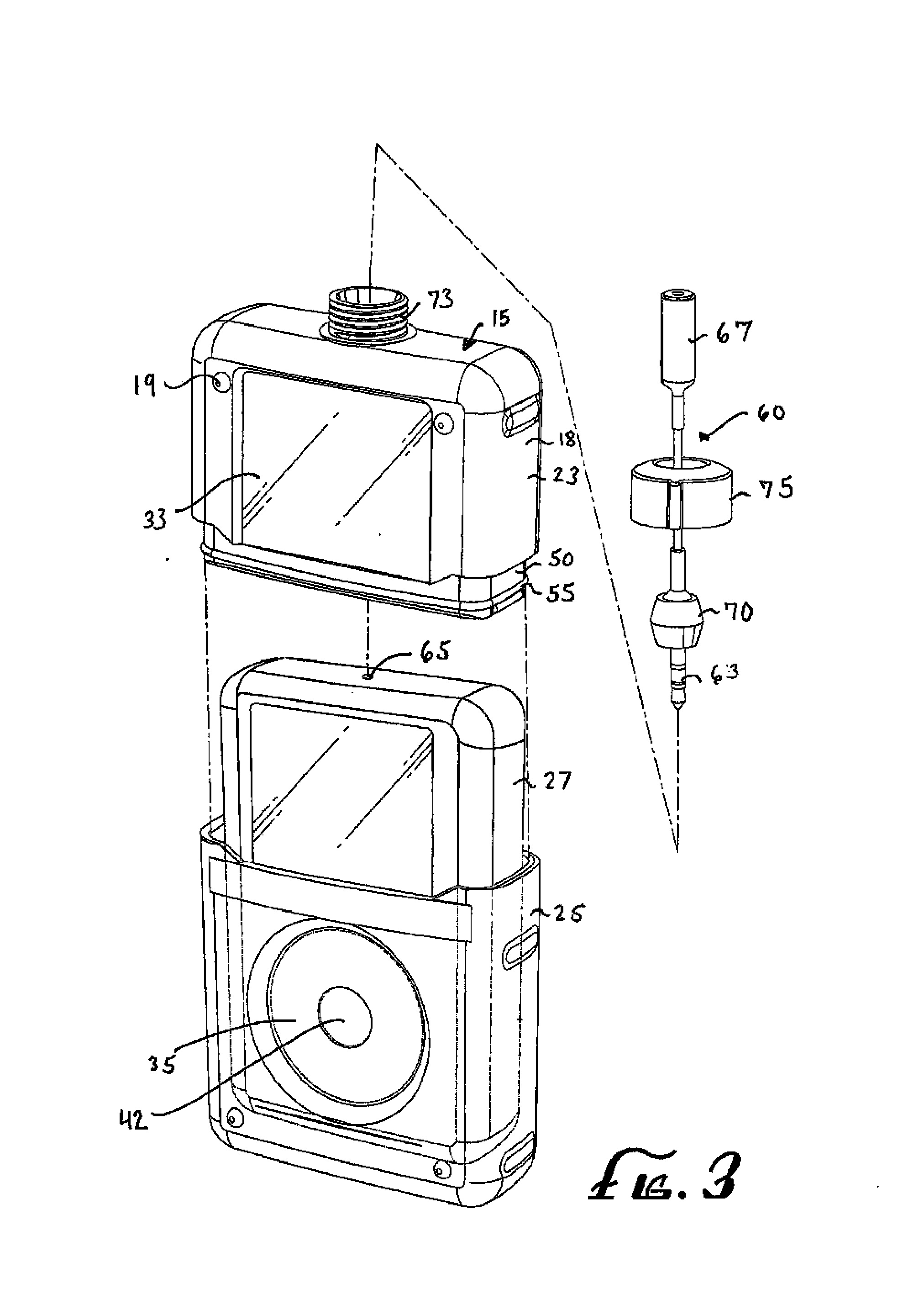 Waterproof case for electronic devices