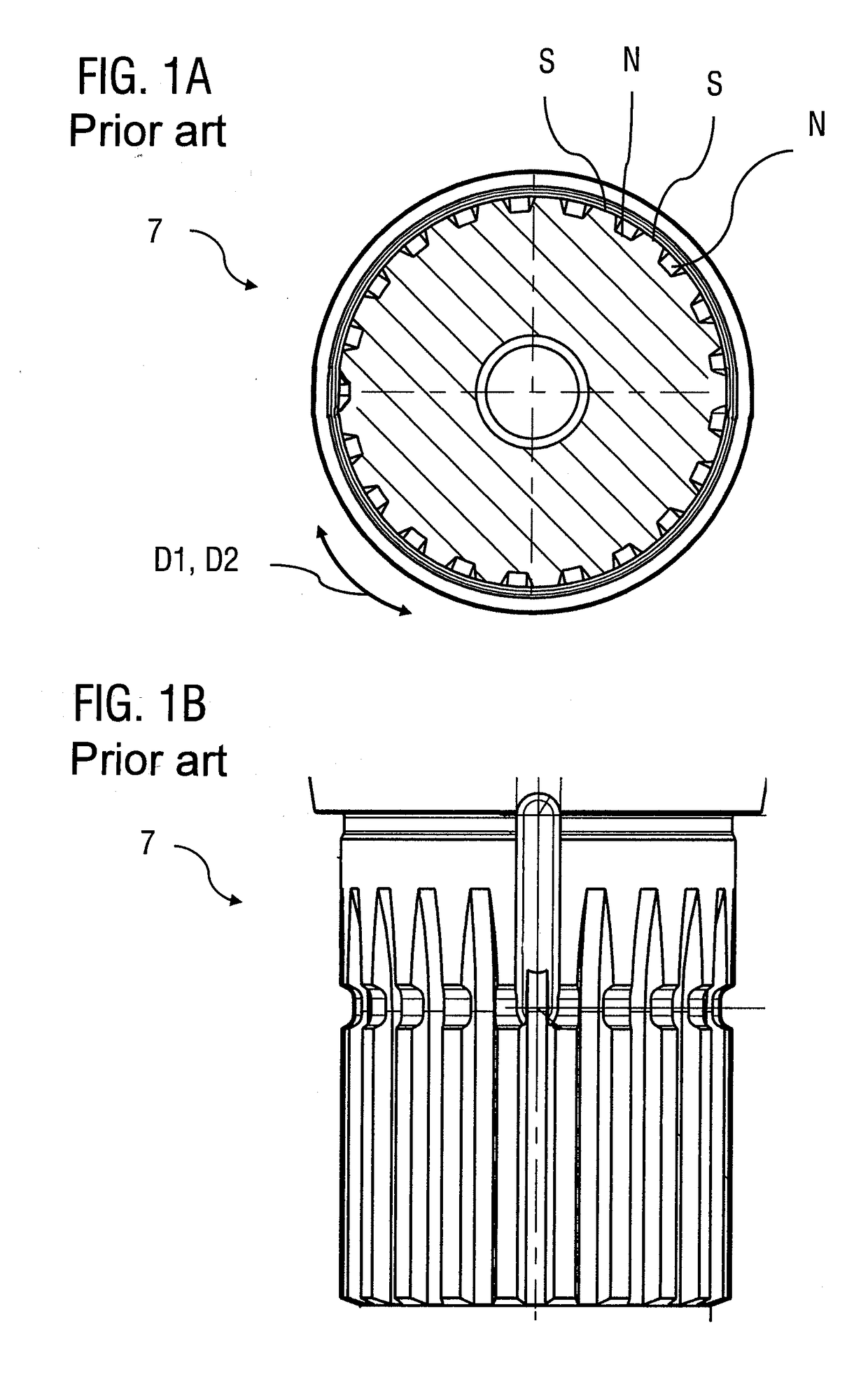 Arrangement for determining a revolution rate and direction of rotation of a rotating component