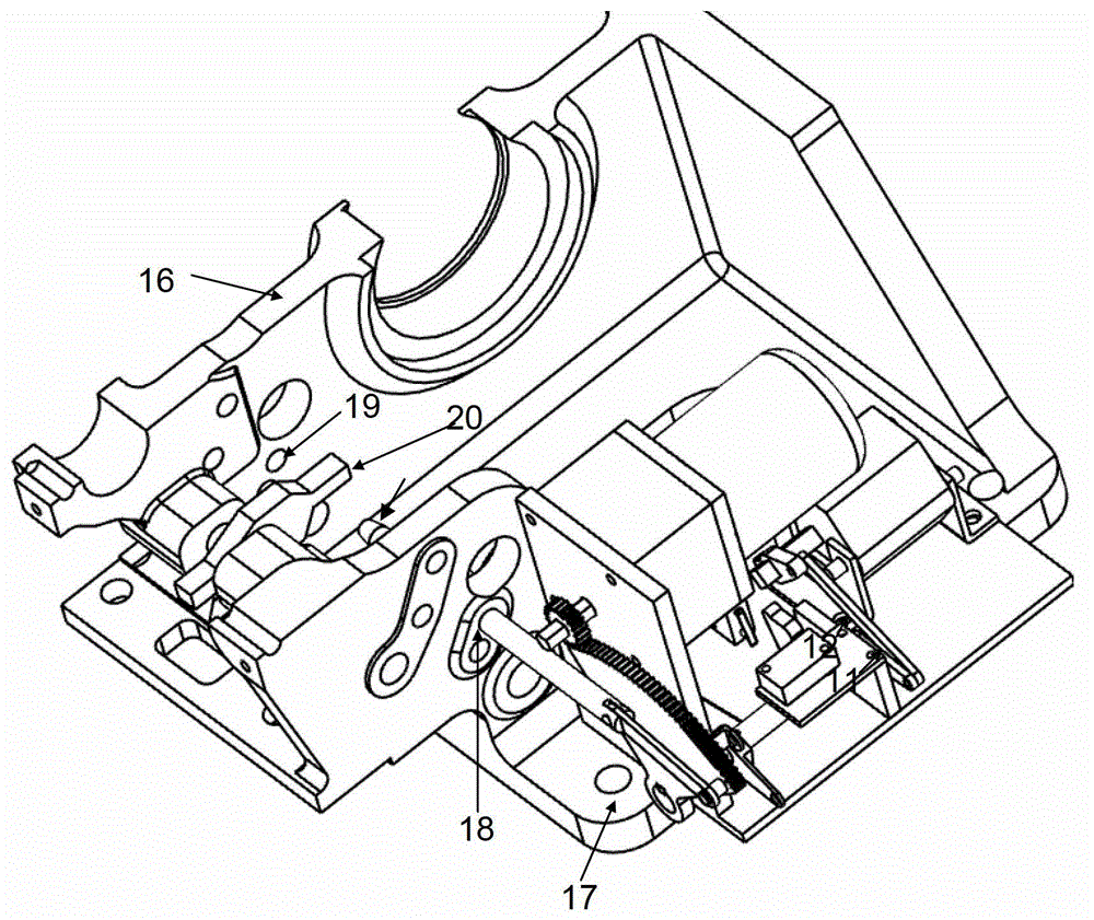 Open position blocking device of breaker