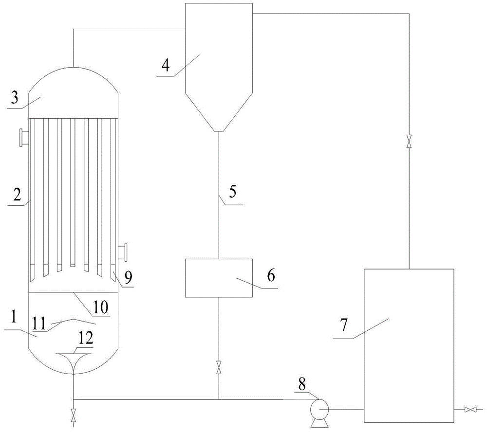 Outer circulating fluidized bed heat exchanger