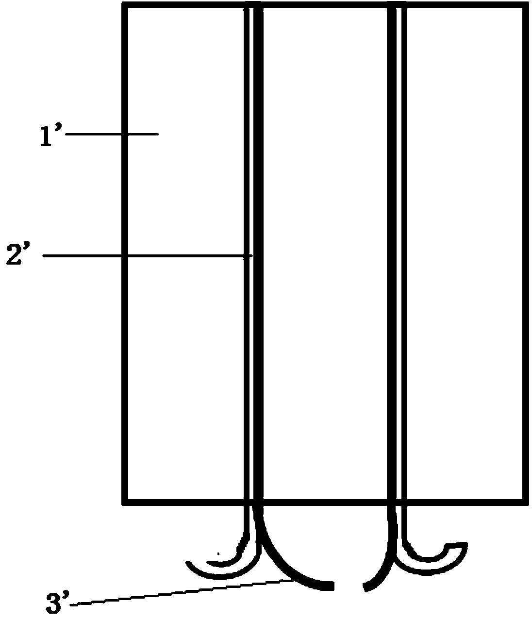 Spliced type vacuum sealing drainage device and vacuum sealing drainage method