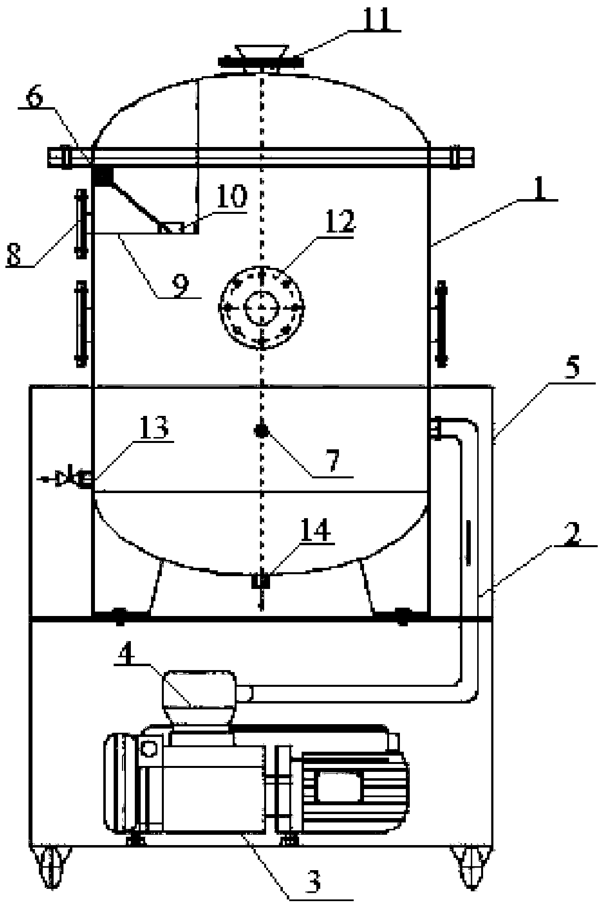 A particle size distribution measuring device and method for vacuum mid-infrared interference smoke screen