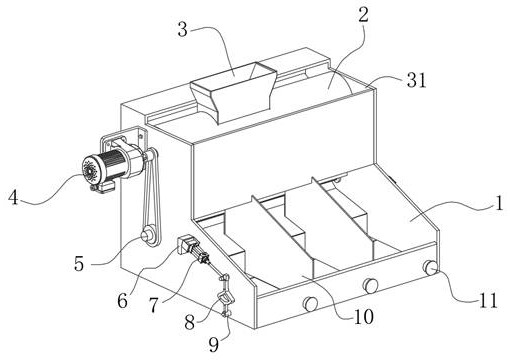 Feeding device based on pig farm live pig management