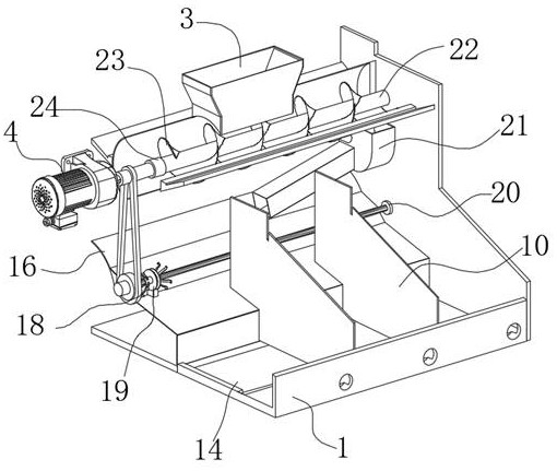 Feeding device based on pig farm live pig management