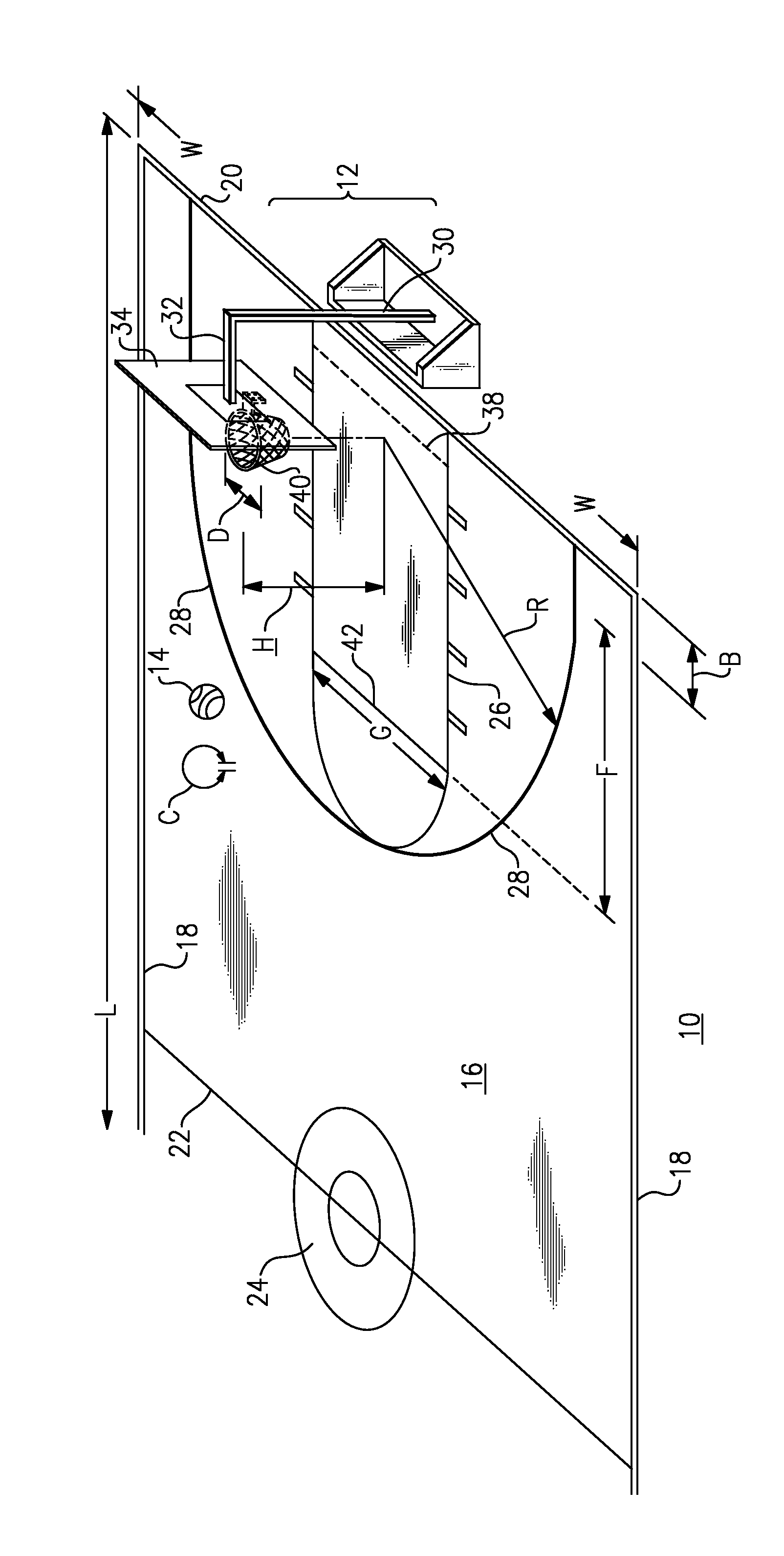 Scale Sports Court and Equipment