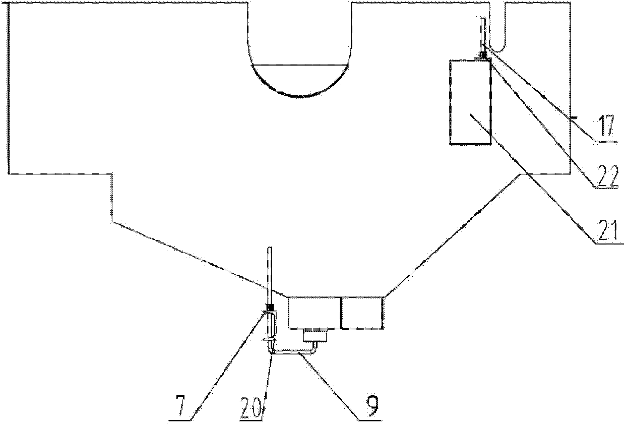 Wet magnetic separator groove body