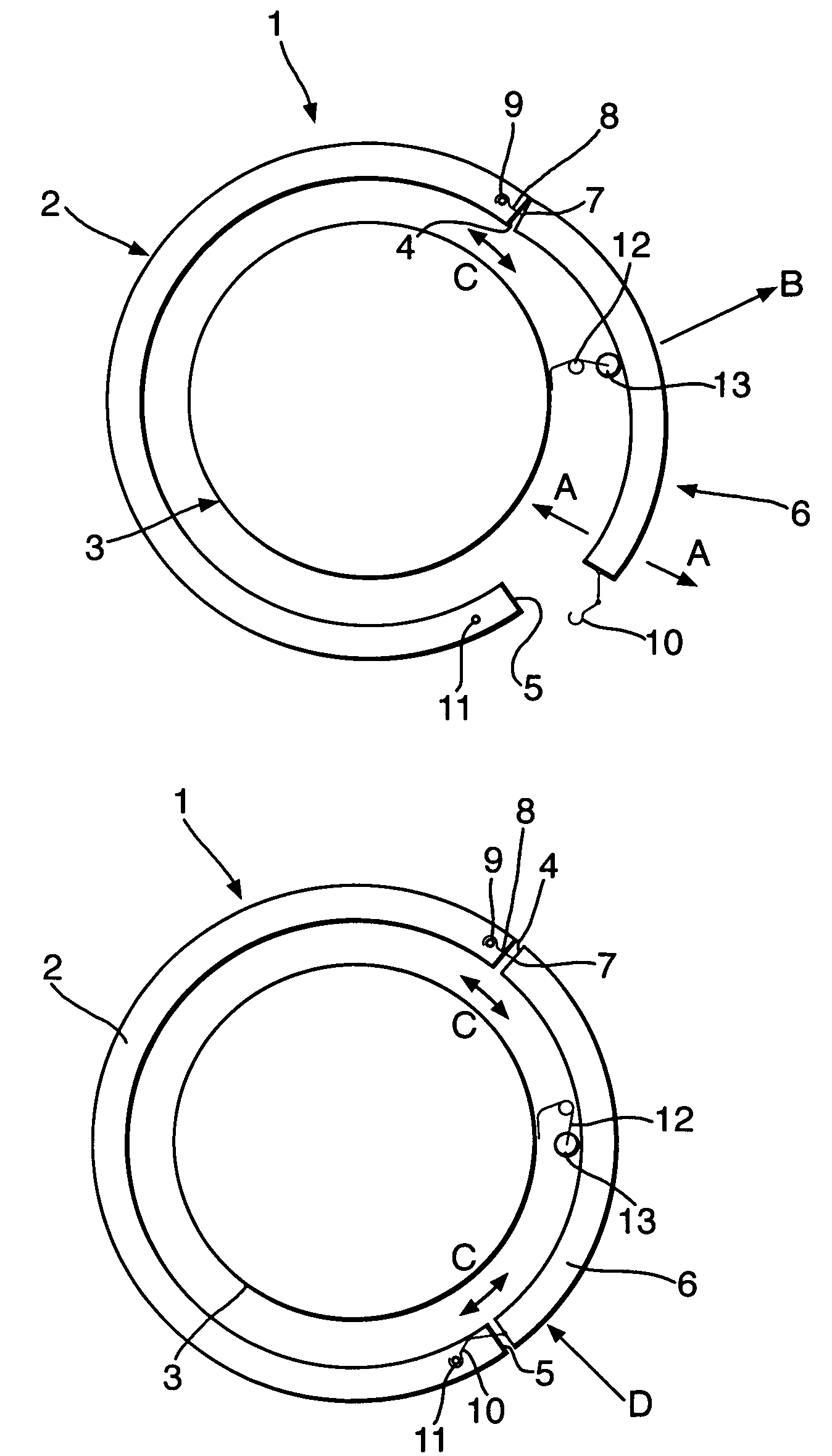 Closure panel arrangement