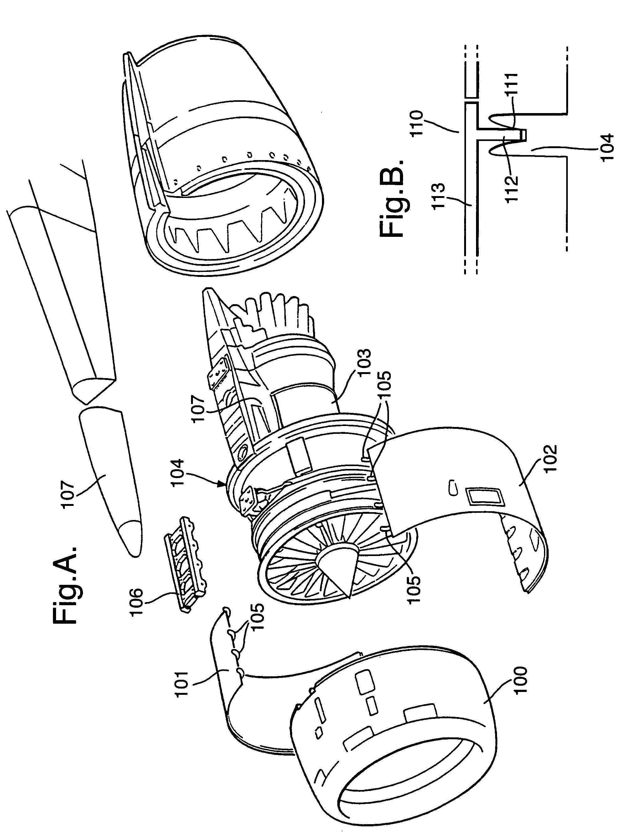 Closure panel arrangement