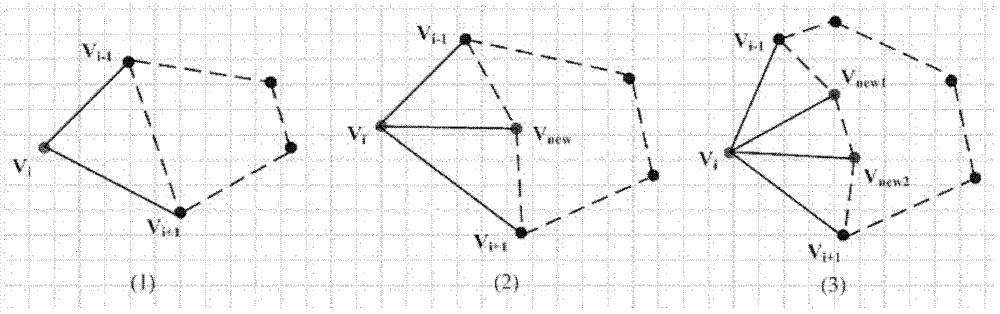 Hole repairing method for digital tooth grid model