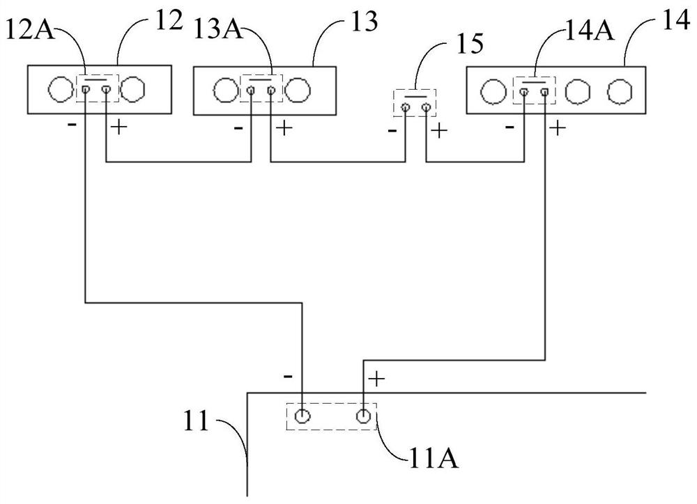 Power distribution box for automobiles, automobiles