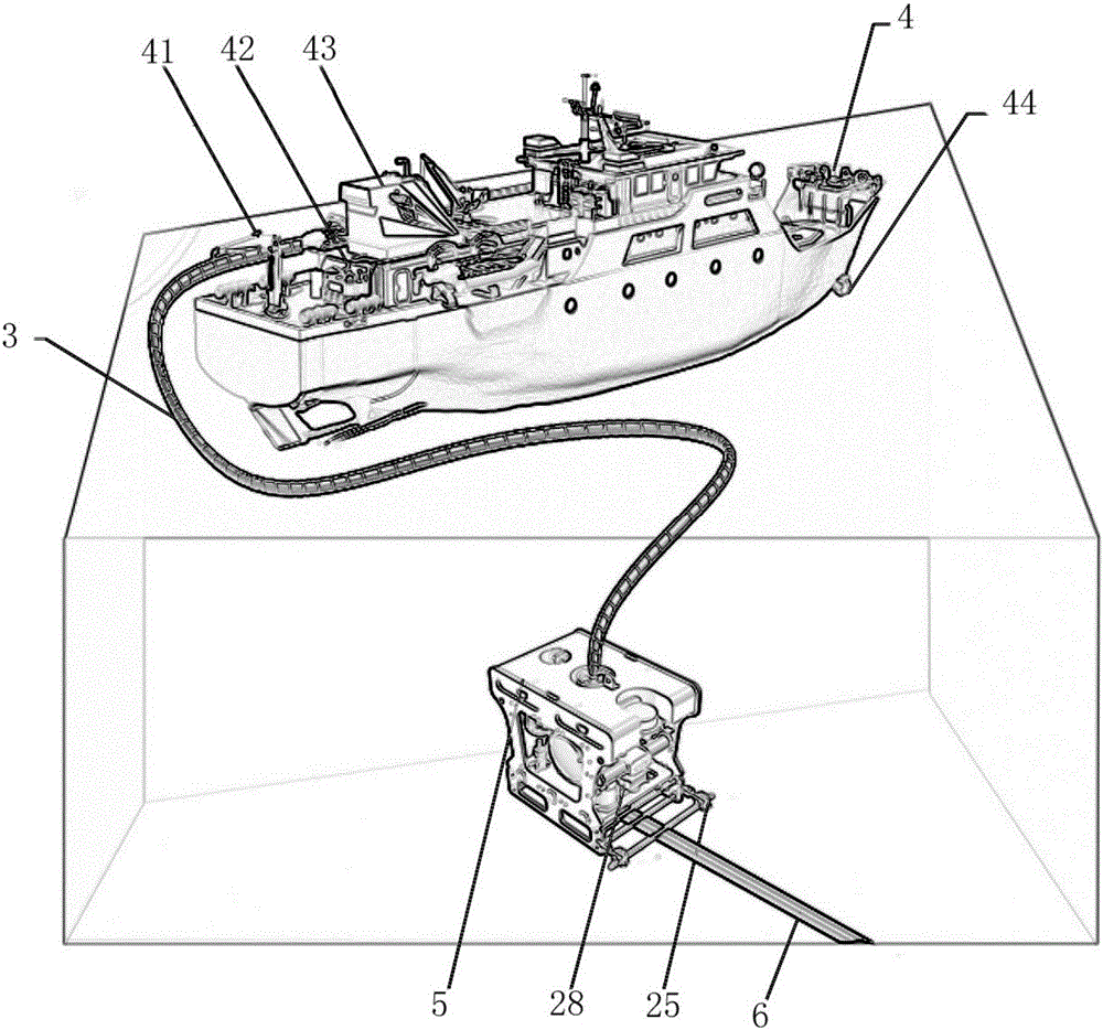 Underwater pipeline detector based on underwater robot