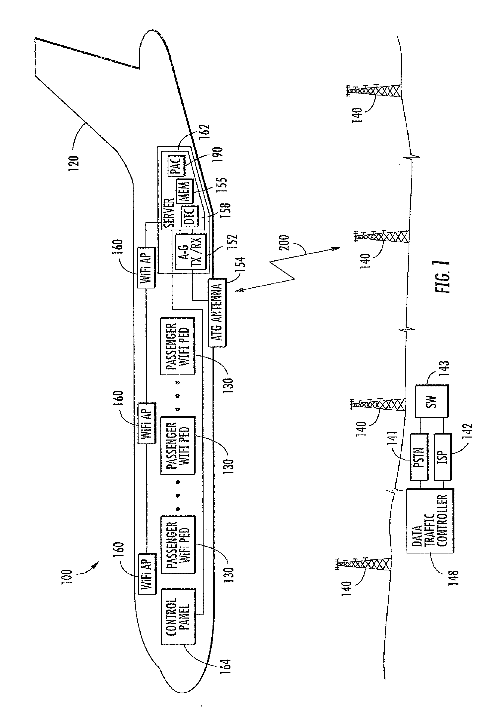 Aircraft ife system interfacing with a personal electronic device (PED) for redeeming an in-flight coupon and associated methods