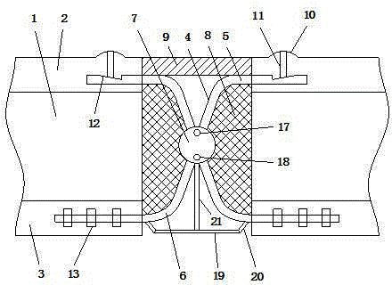 Bridge telescopic beam structure and installation method thereof