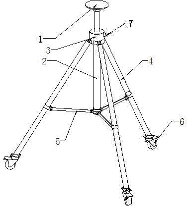 Mobile camera bracket for industrial use