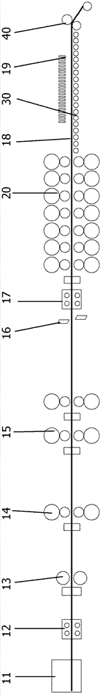 Halting method for scrap steel of hot rolling coilers