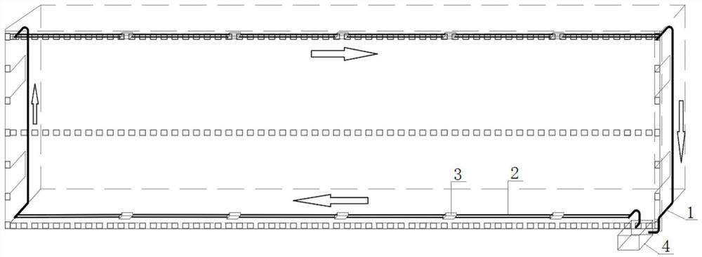 Water-free turbine variable circulation heat supply system