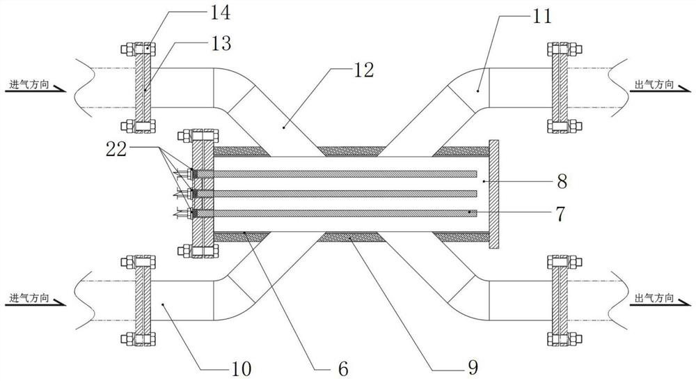 Water-free turbine variable circulation heat supply system