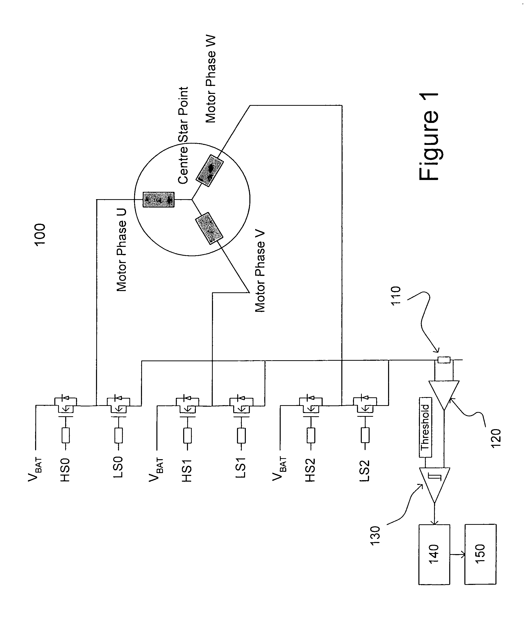 Rotor orientation detection in brushless DC motors