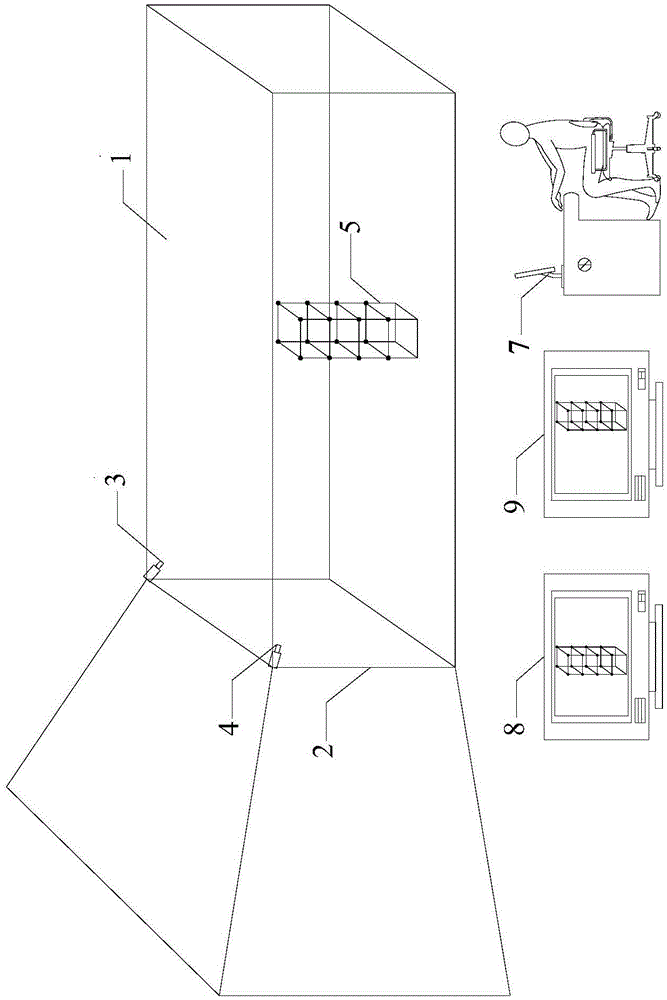 Non-contact type structural dynamic response measurement method for wind tunnel test