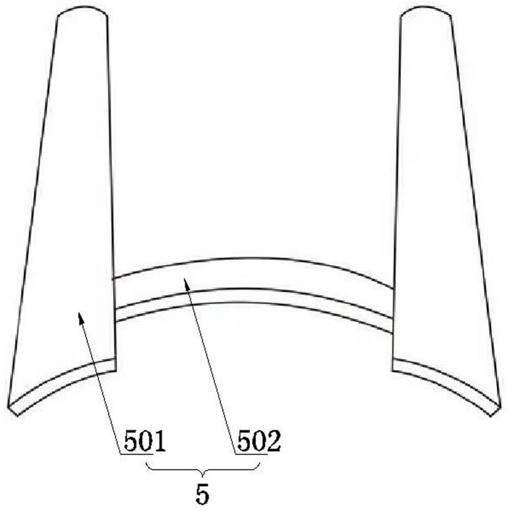 Pedal shoe with built-in keel structure