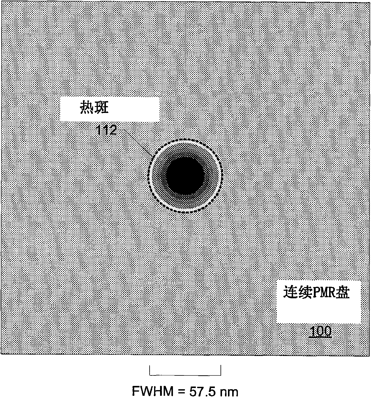 Energy assisted discrete track media with heat sink