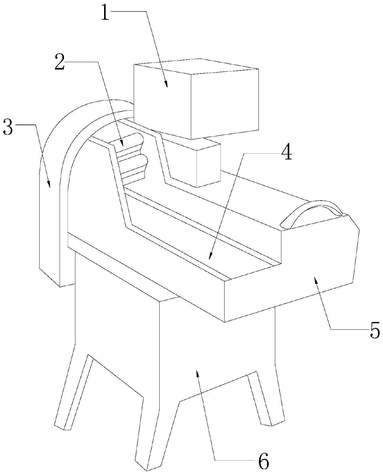 Monocrystalline silicon rod slicing device