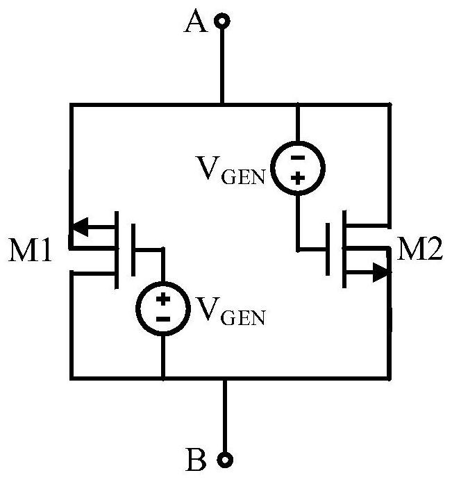 Pseudo resistance circuit and cascade circuit thereof