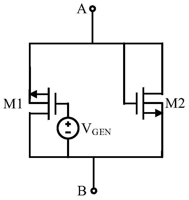 Pseudo resistance circuit and cascade circuit thereof