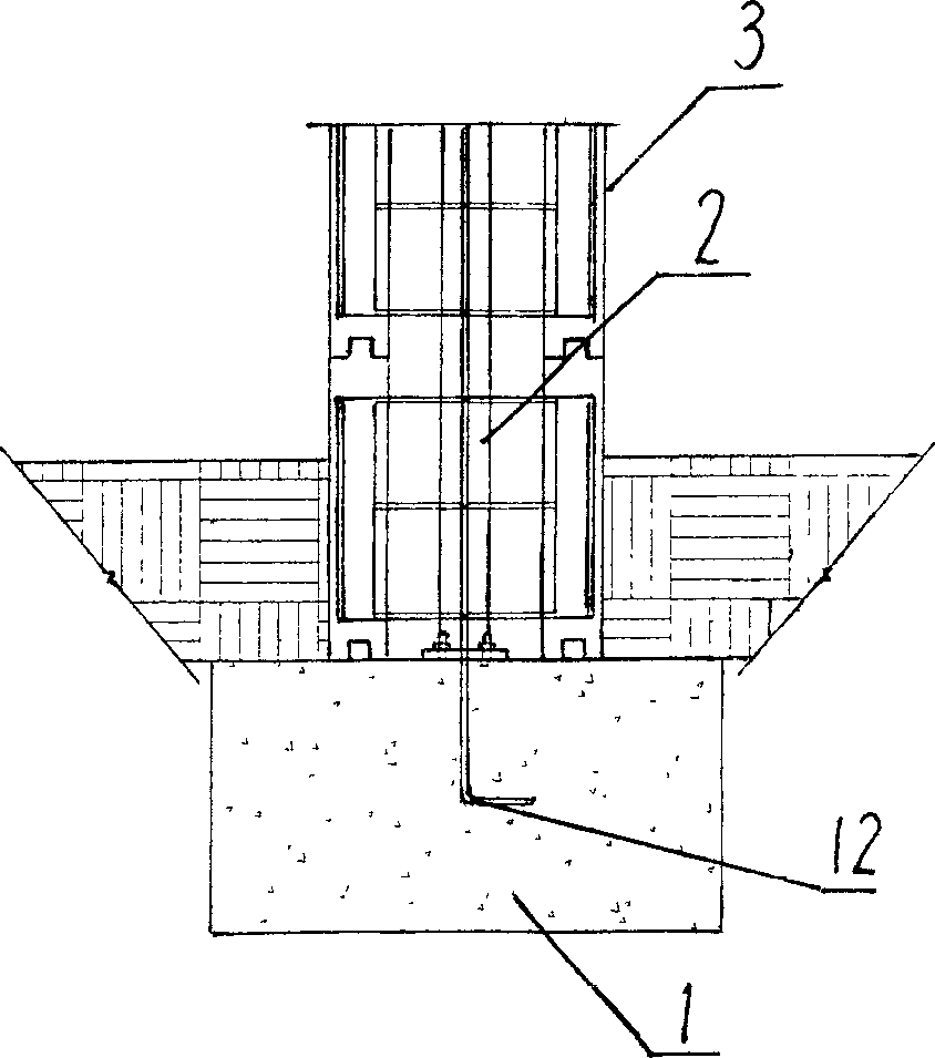 Composite thermal insulation steel skeleton concrete integration construction structure and construction process thereof