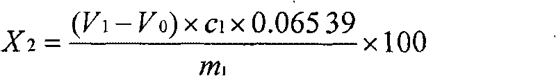 Method for measuring zinc lactate content by measuring zinc content