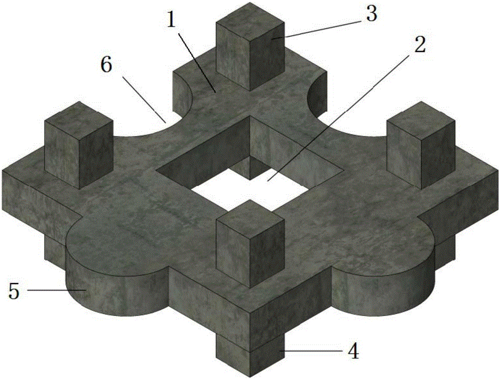 Three-dimensional ecological interlocking blocks