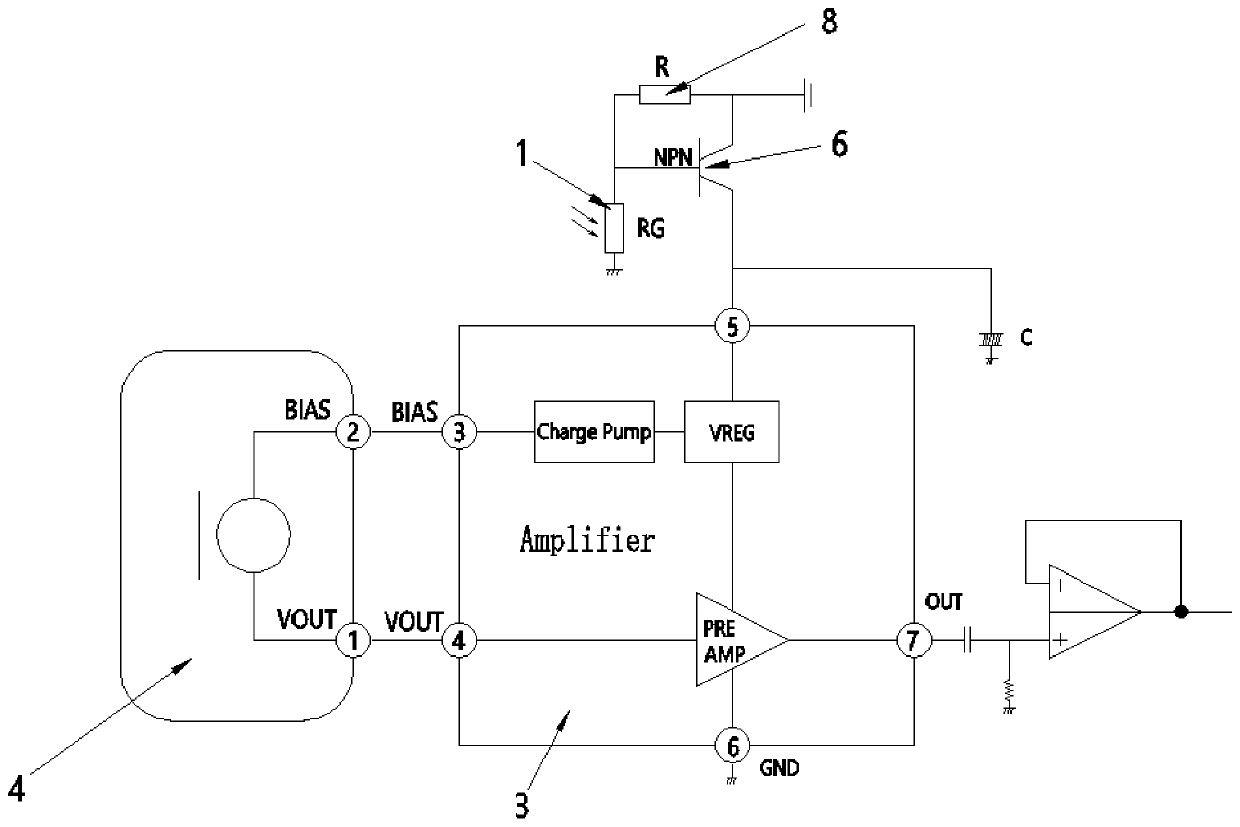 Photosensitive intelligent MEMS microphone