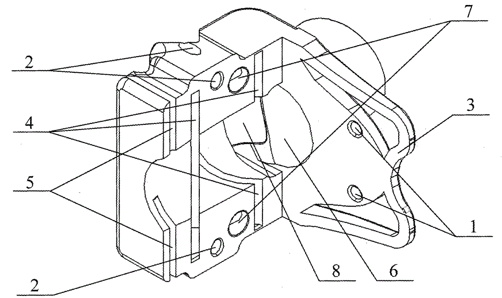 Compound six-in-one bone cutting plate