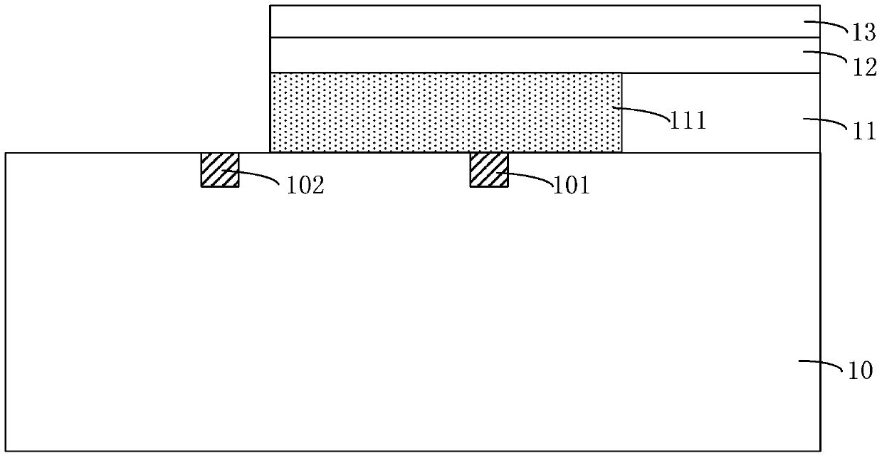 mems device, mems temperature sensor and respective manufacturing methods