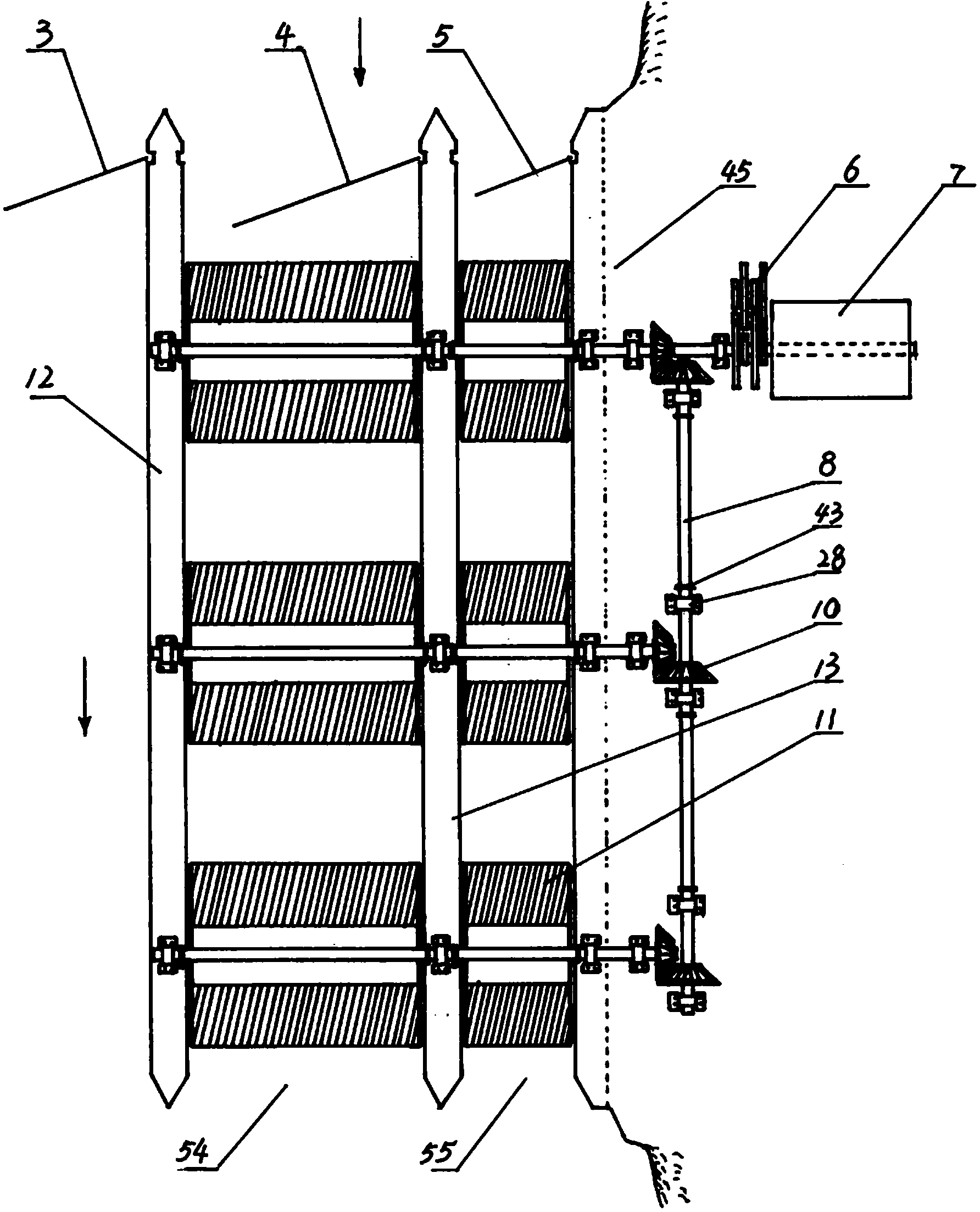 Method for densely building hydroelectric power station and hydroelectric power station capable of being densely built