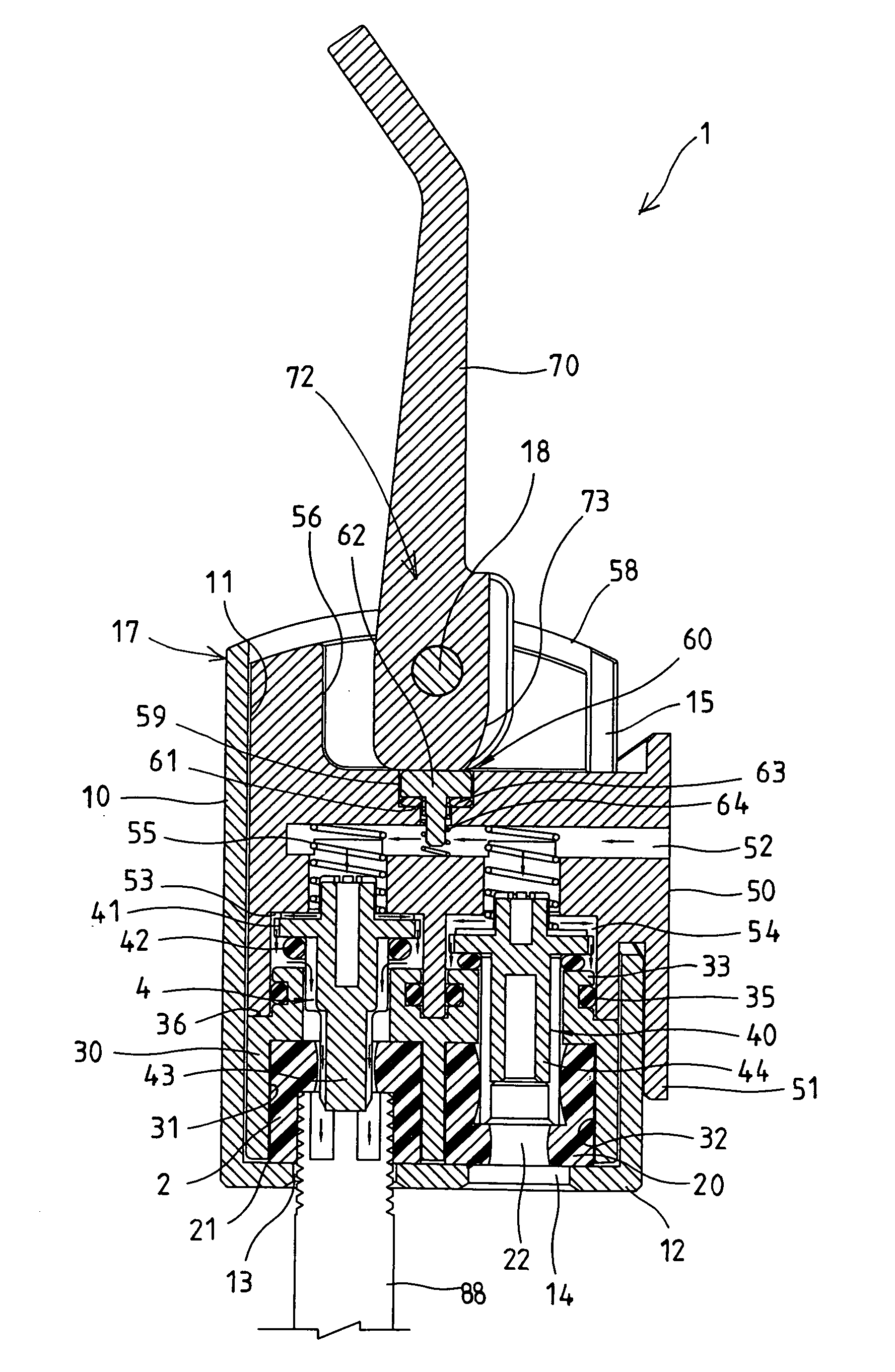 Pump connector device for different valves