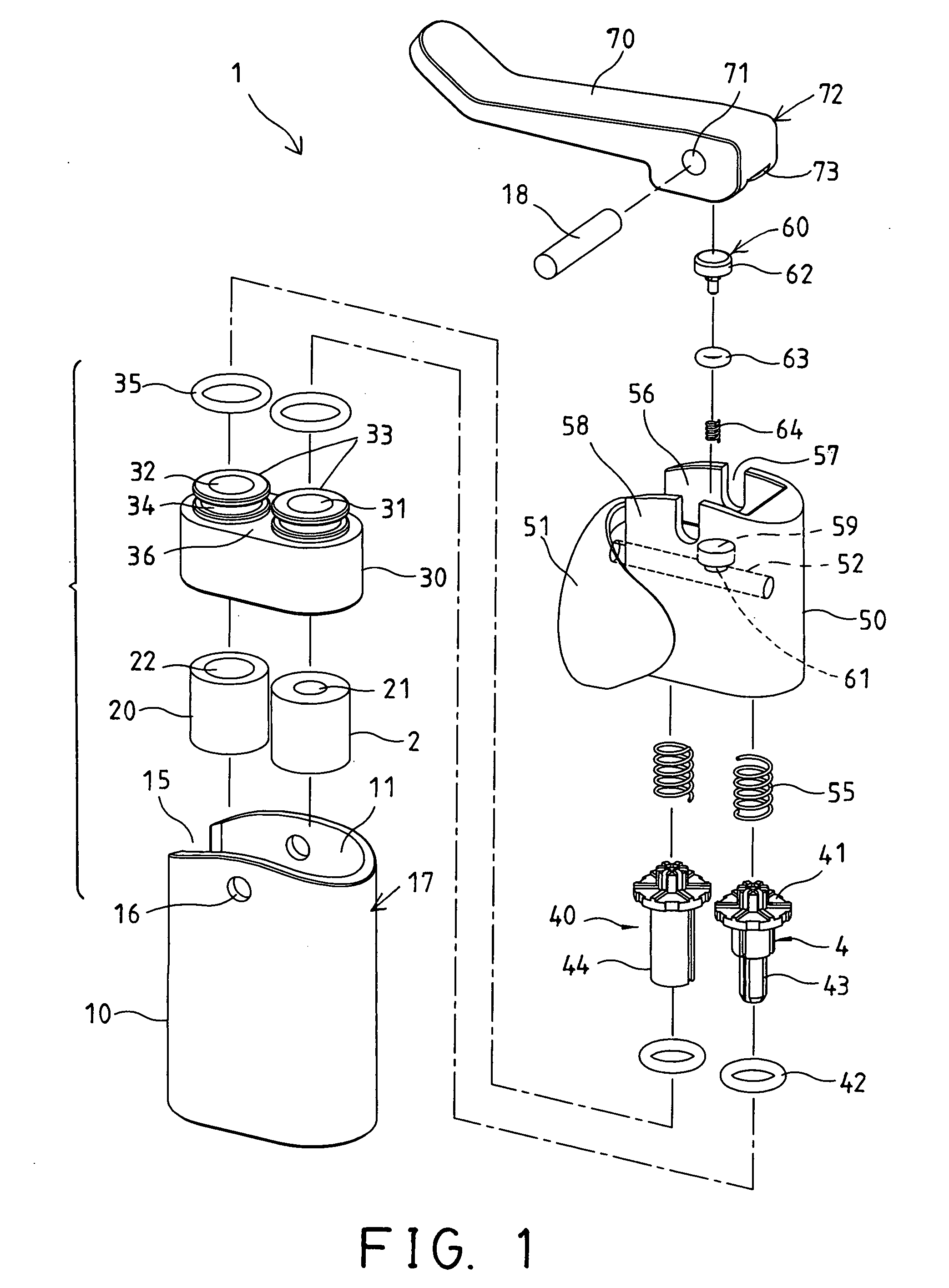 Pump connector device for different valves