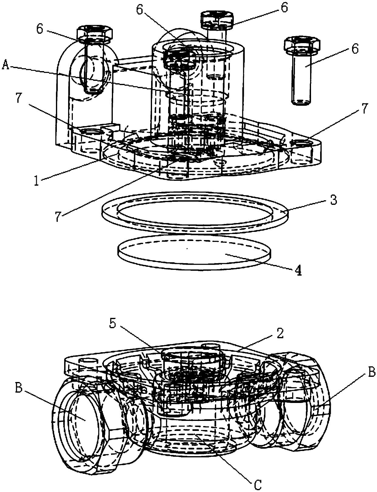 A quick release valve built-in diaphragm and quick release valve