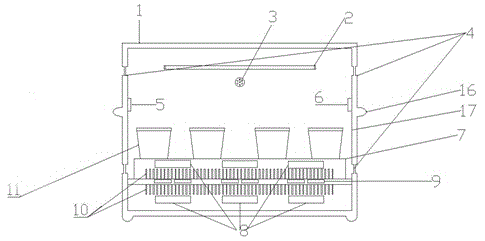 Household multifunctional fermentation box and application method thereof