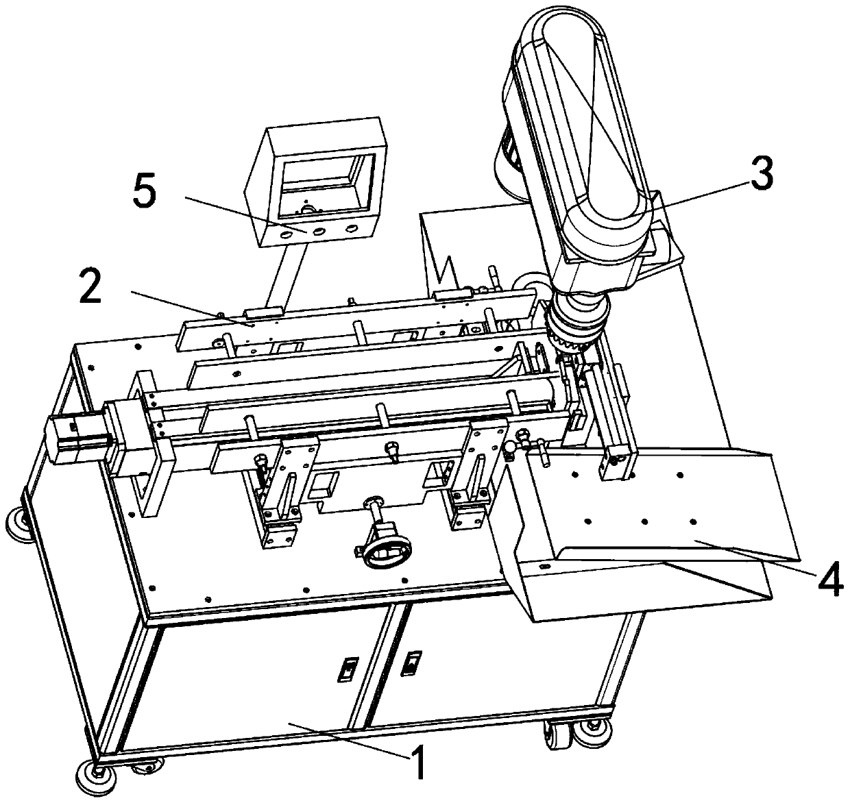 A slotting mechanism for hull plate processing and its application method