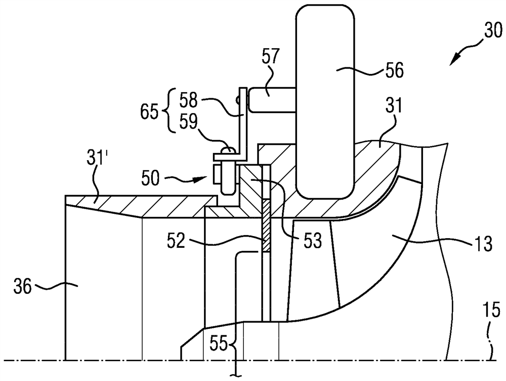 Compressor for a supercharging device for an internal combustion engine and a supercharging device for an internal combustion engine