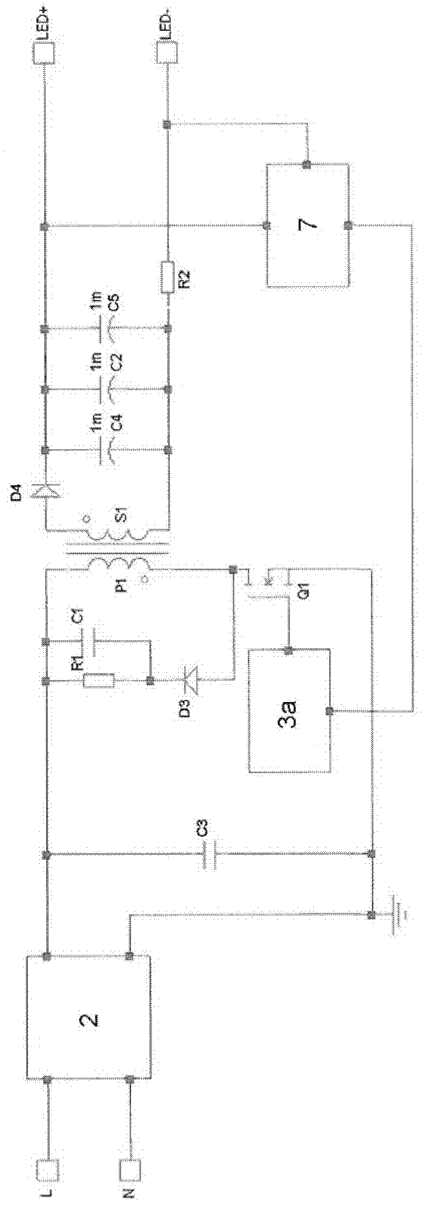 Light-emitting diode (LED) driver and lighting device with same