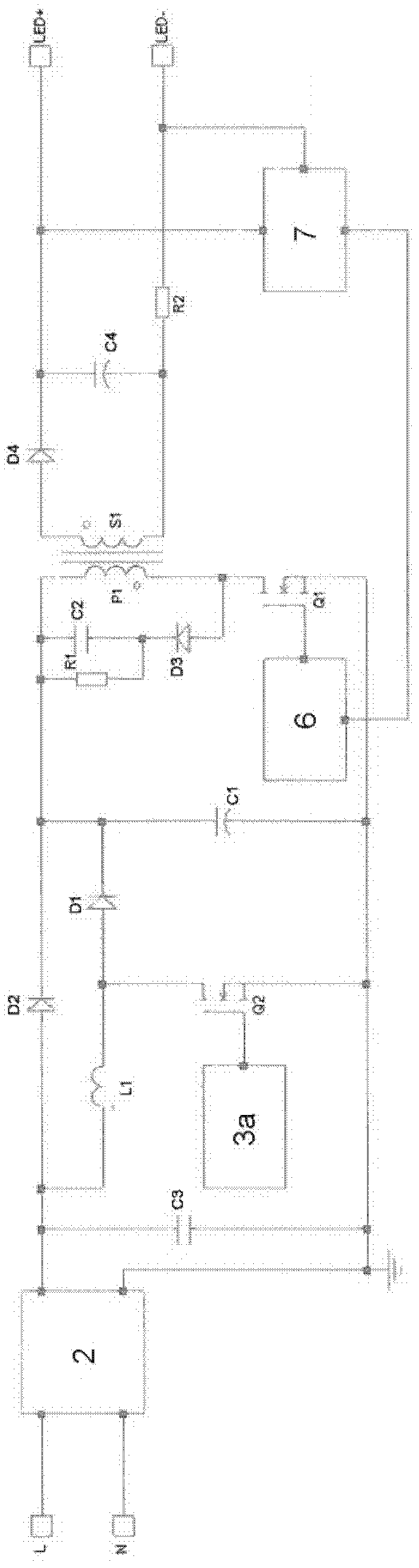 Light-emitting diode (LED) driver and lighting device with same